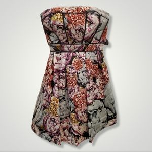 NWT Jessica Simpson Strapless Floral Dress